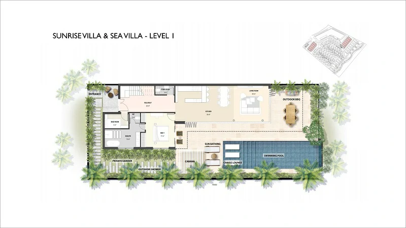 Ixora 2 - Sunrise Villa & Sea Villa - layout 1